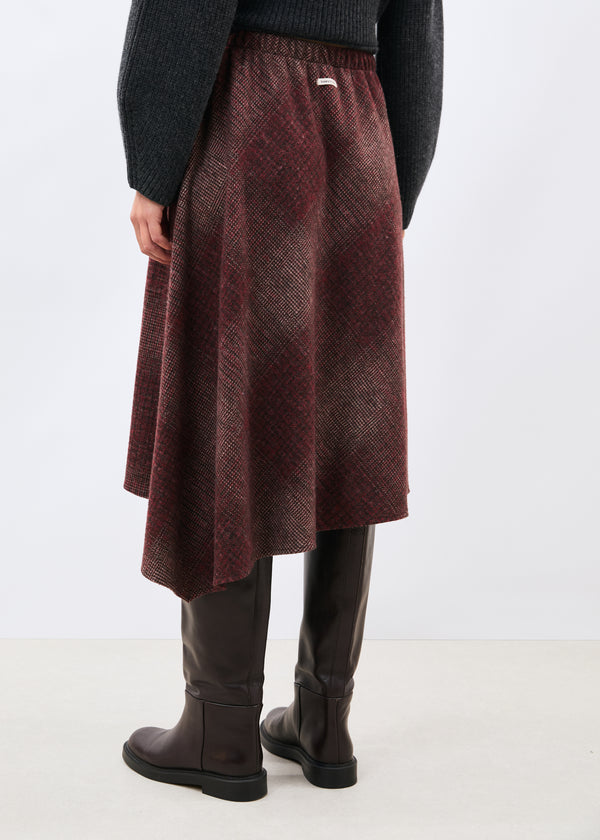 Jupe bordeaux - Kokan - BORDEAUX#couleur_BORDEAUX