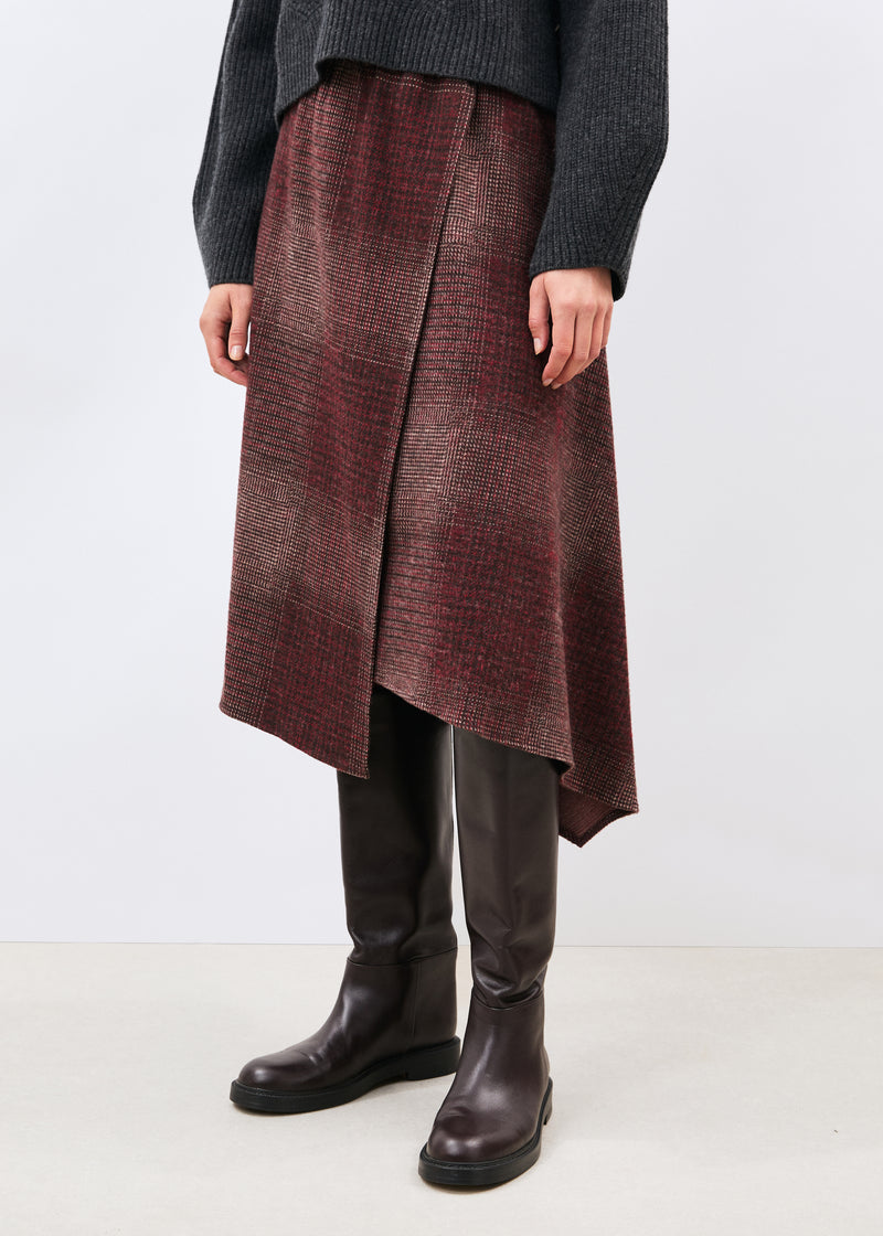 Jupe bordeaux - Kokan - BORDEAUX#couleur_BORDEAUX