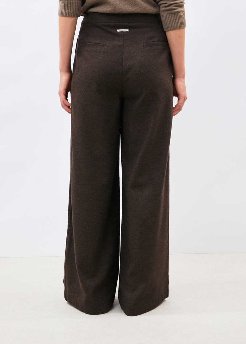 Pantalon marron - Cidra - CHOCOLAT#couleur_CHOCOLAT