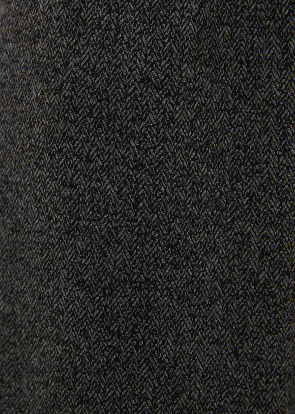 Pantalon large gris en jersey à imprimé chevrons - ANTHRACITE#couleur_ANTHRACITE