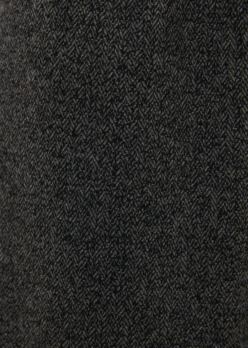 Pantalon large gris en jersey à imprimé chevrons - ANTHRACITE#couleur_ANTHRACITE