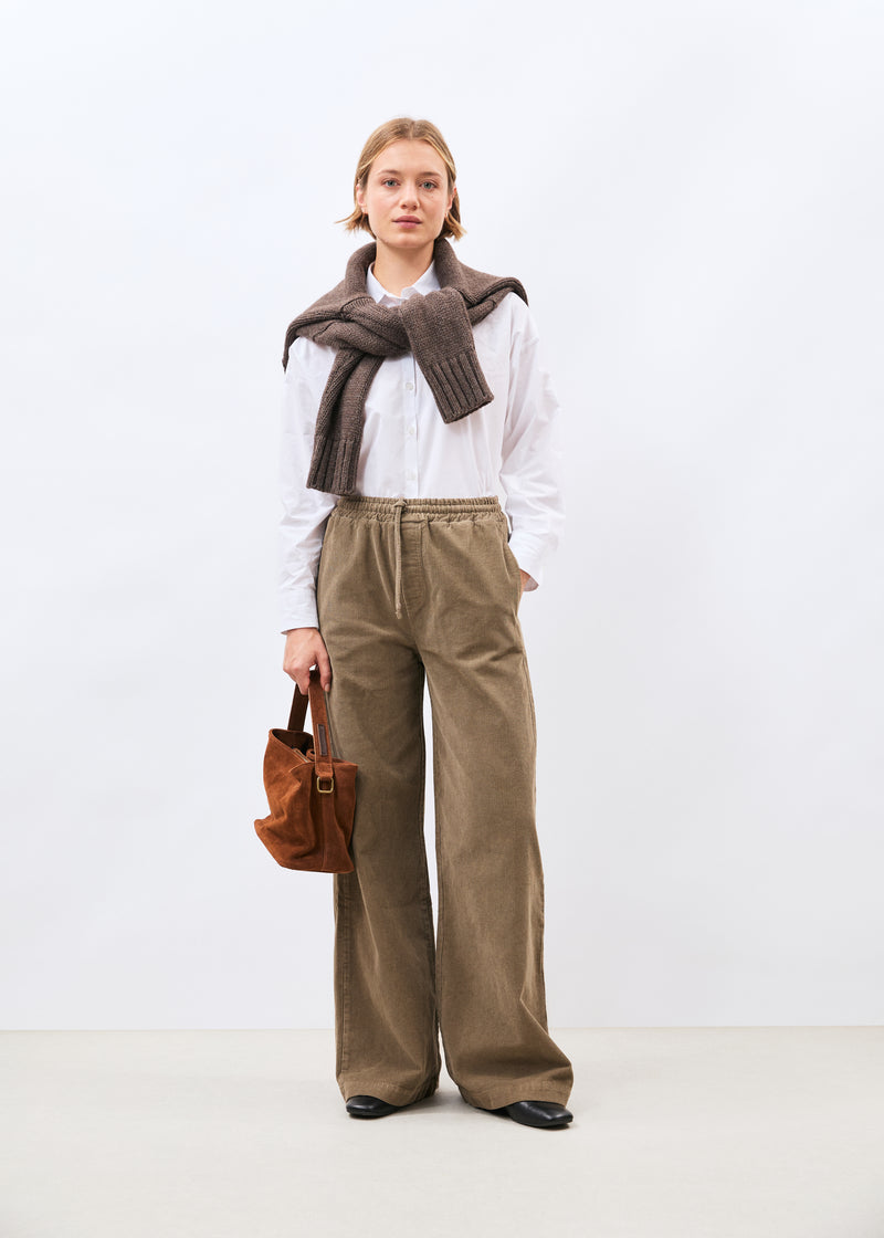 Pantalon beige - Kanbo - GREIGE#couleur_GREIGE
