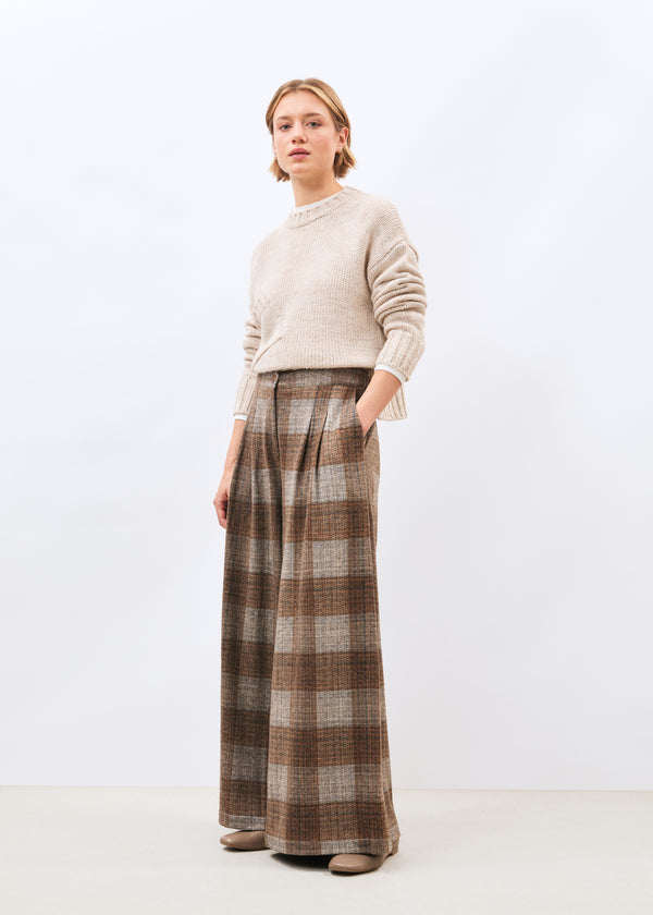 Pantalon marron - Kohiro - marron#couleur_marron