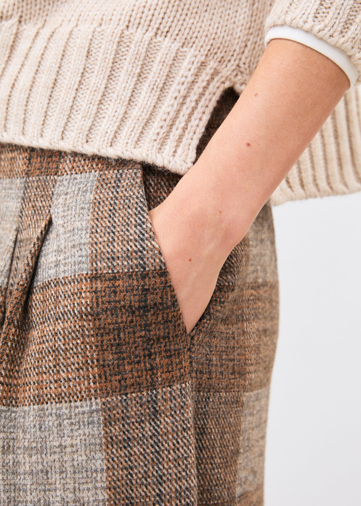 Pantalon marron - Kohiro - marron#couleur_marron
