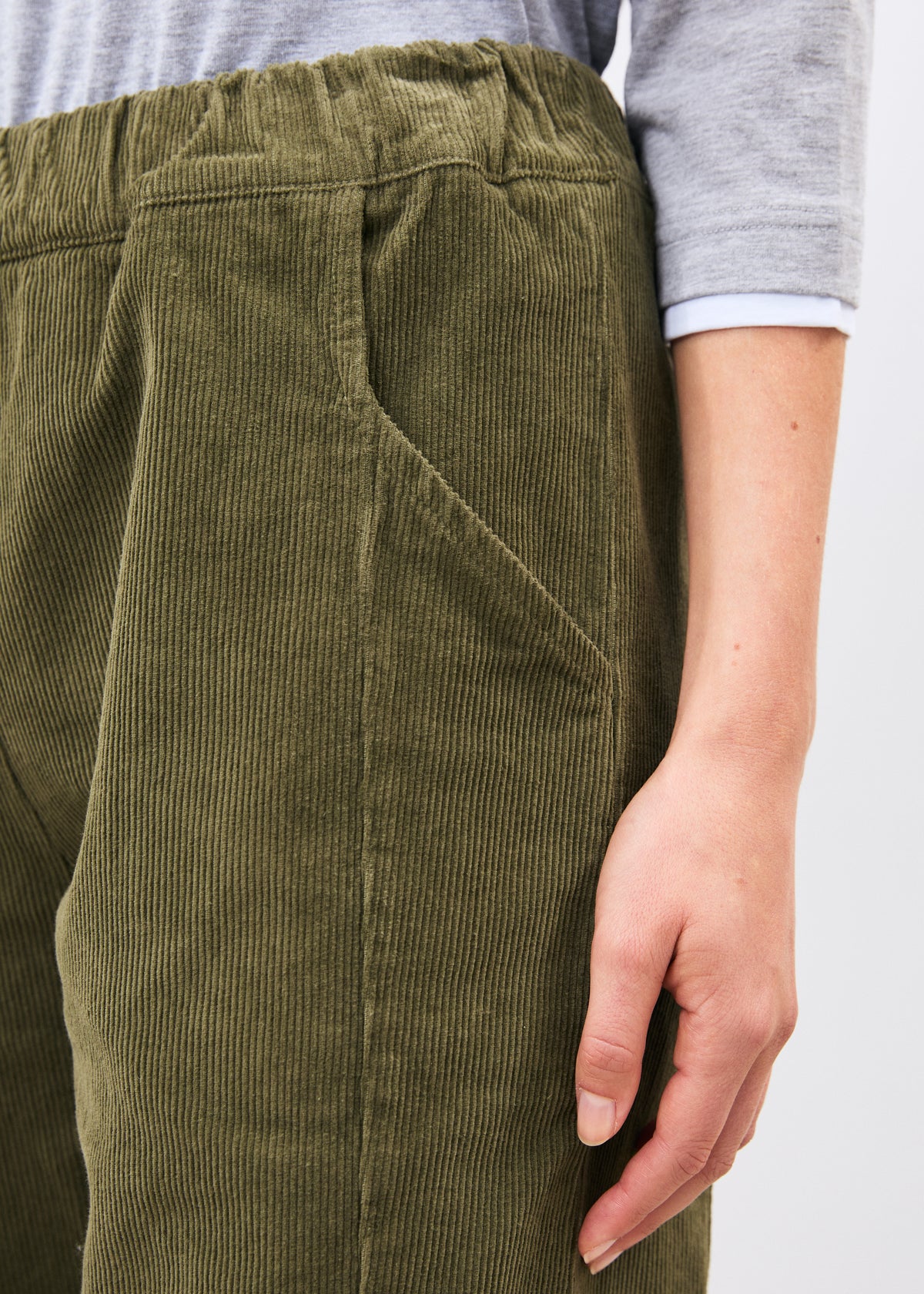 Pantalon kaki - Komori - ARMY#couleur_ARMY