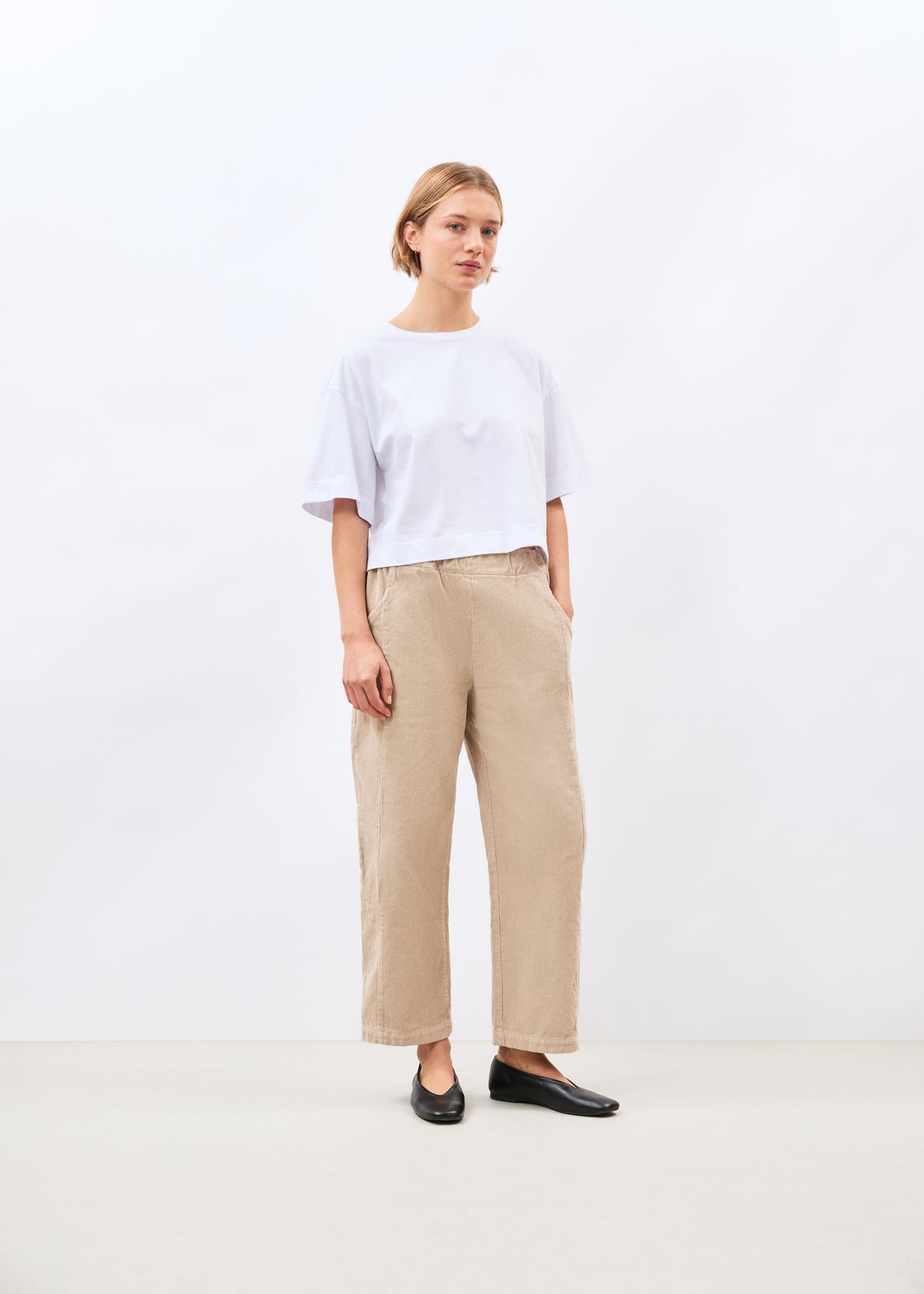 Pantalon beige - Komori - SABLE#couleur_SABLE