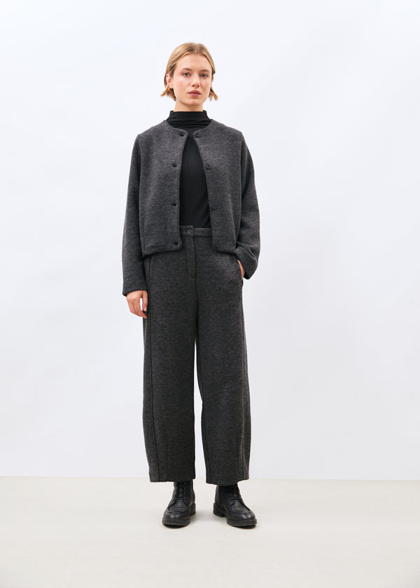 Pantalon large noir et gris - Maylor - NOIR/ANTHRACITE#couleur_NOIR/ANTHRACITE