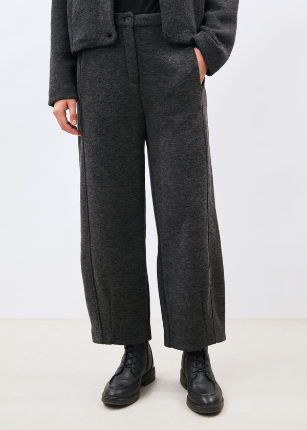 Pantalon large noir et gris - Maylor - NOIR/ANTHRACITE#couleur_NOIR/ANTHRACITE