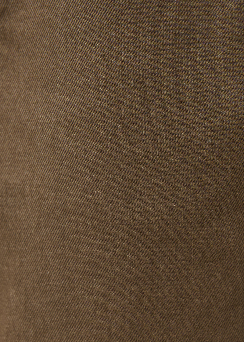 Pantalon barrel en denim terracotta - SIENNE#couleur_SIENNE