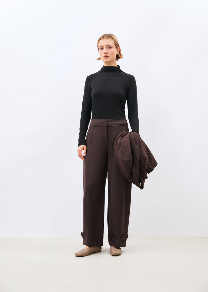 Pantalon marron - Mooni - CHOCOLAT#couleur_CHOCOLAT