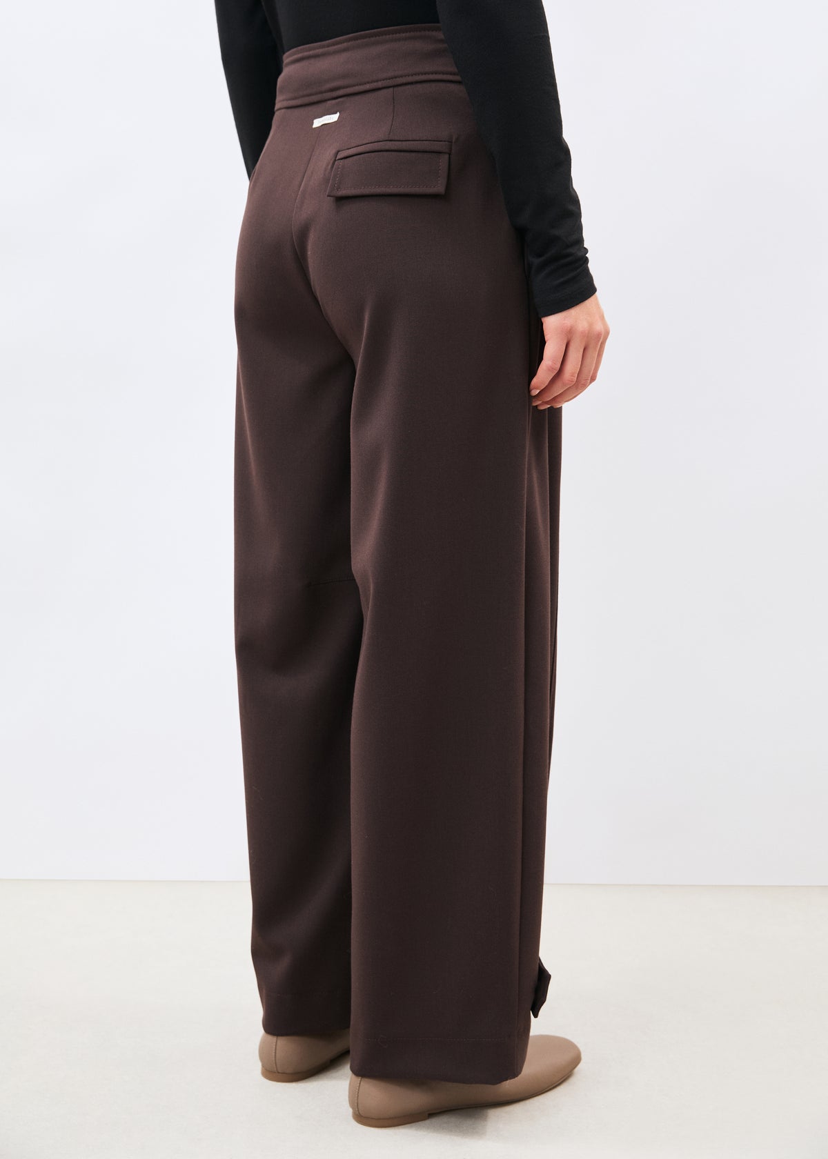 Pantalon marron - Mooni - CHOCOLAT#couleur_CHOCOLAT