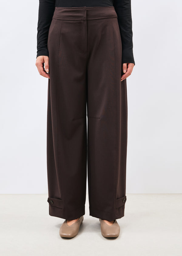 Pantalon marron - Mooni - CHOCOLAT#couleur_CHOCOLAT