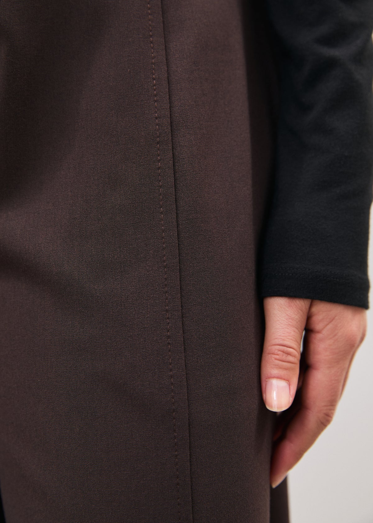 Pantalon marron - Mooni - CHOCOLAT#couleur_CHOCOLAT
