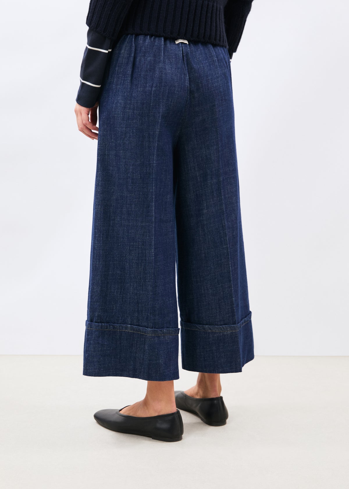 Pantalon bleu - Sophio - BLEU DENIM#couleur_BLEU DENIM