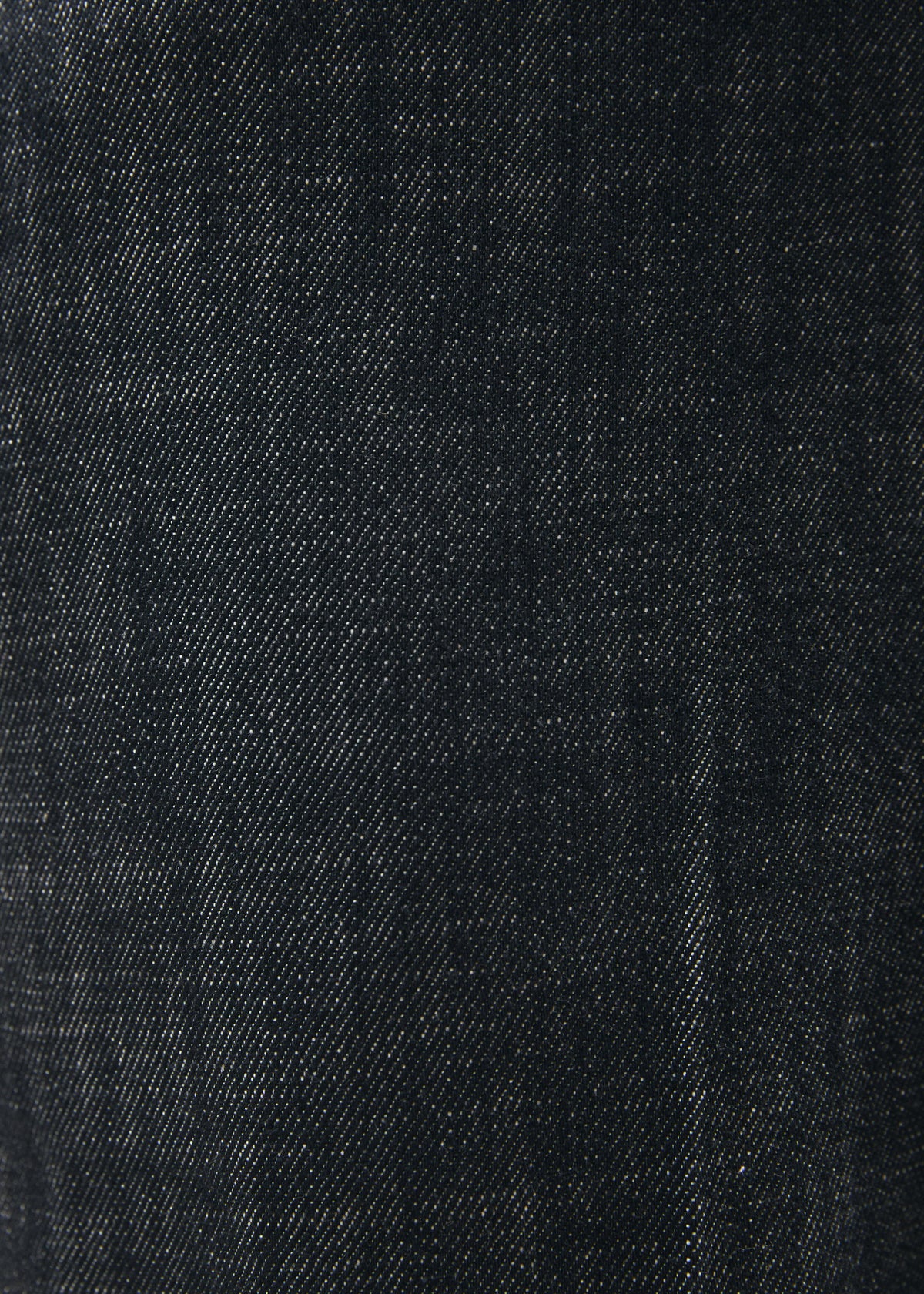 Pantalon large 7/8ème à revers en denim noir - NOIR#couleur_NOIR