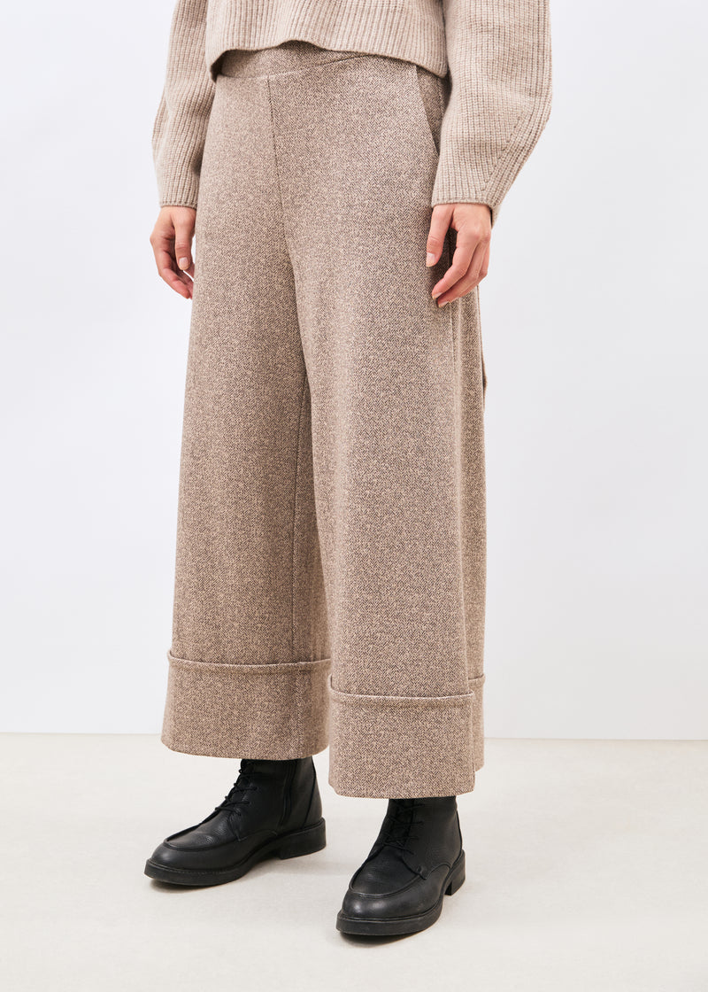 Pantalon large beige - Sophio - BEIGE#couleur_BEIGE