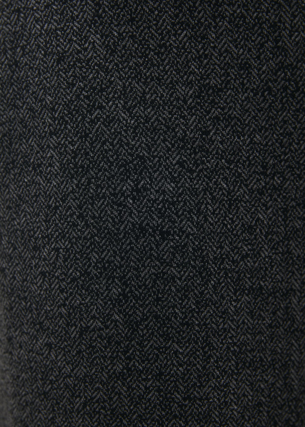 Pantalon large gris à motif chevrons - ANTHRACITE#couleur_ANTHRACITE