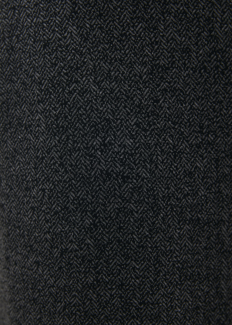 Pantalon large gris à motif chevrons - ANTHRACITE#couleur_ANTHRACITE