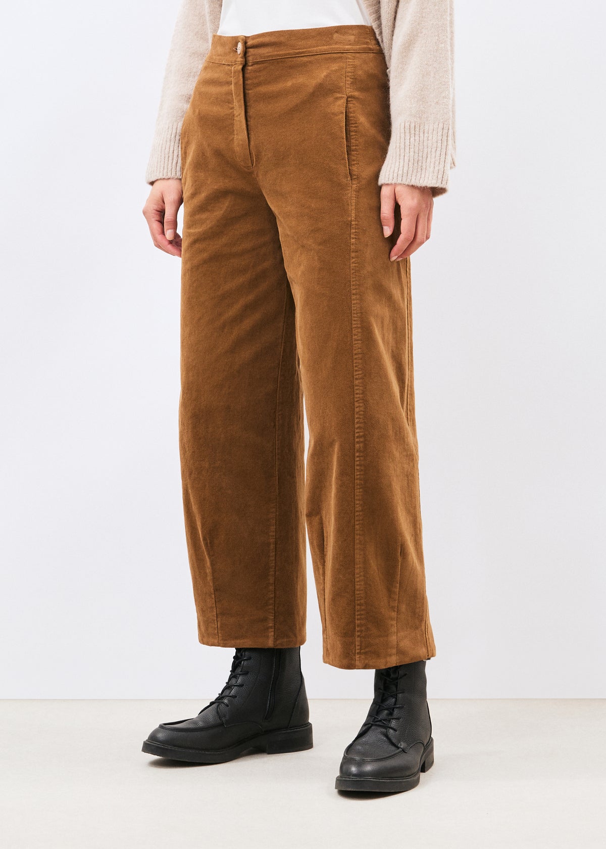 Pantalon marron - Taylen - marron#couleur_marron