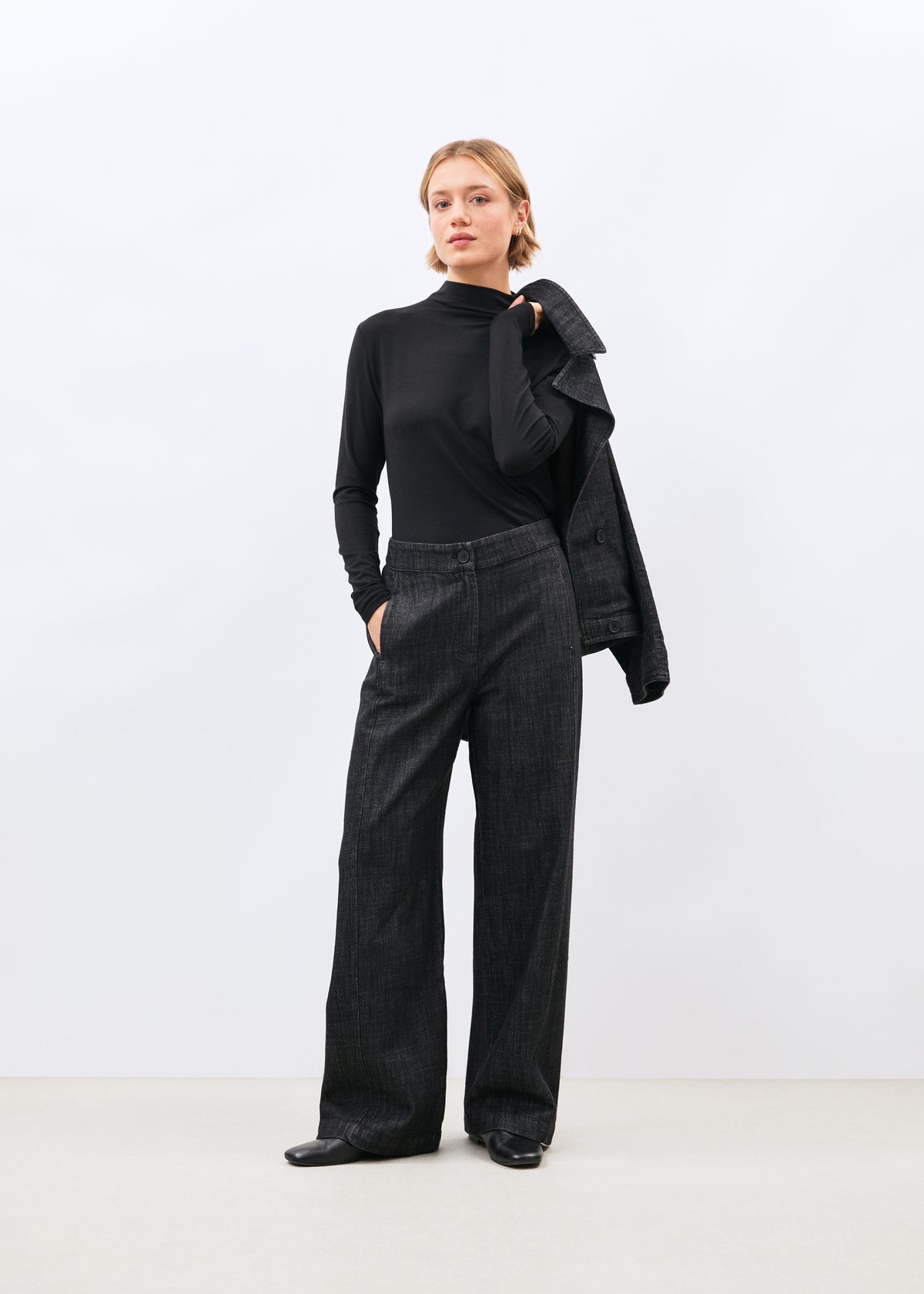 Pantalon noir - Taylori - NOIR#couleur_NOIR