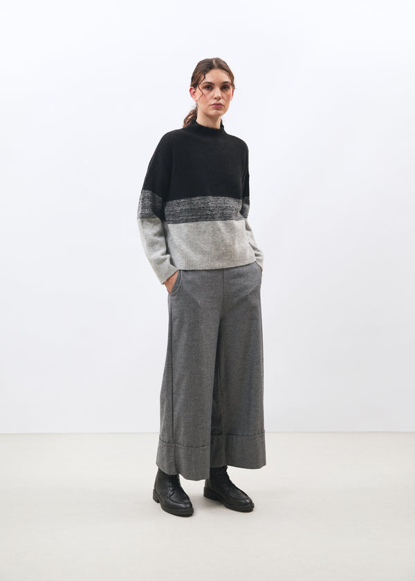 Pull noir et gris - Codyan - NOIR/GRIS#couleur_NOIR/GRIS