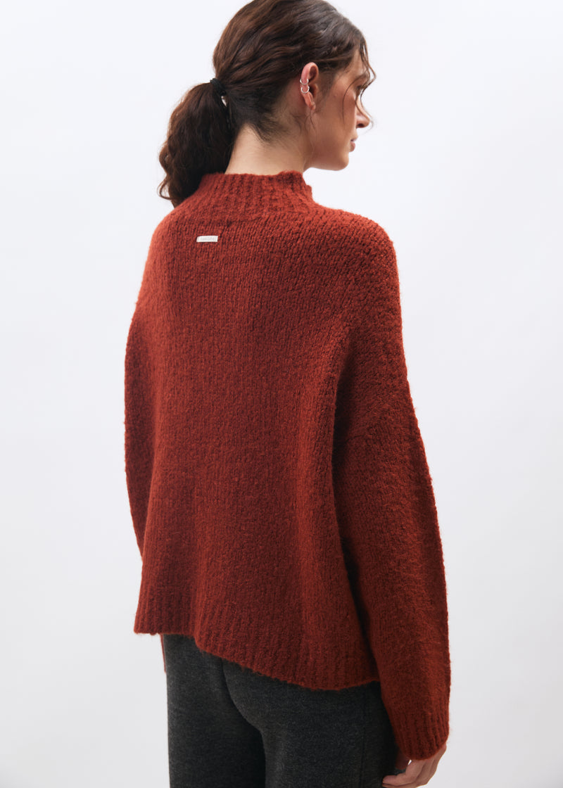 Pull rouille - Codyn - orange#couleur_orange