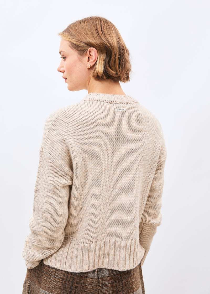 Pull écru - Curtam - OFF WHITE#couleur_OFF WHITE