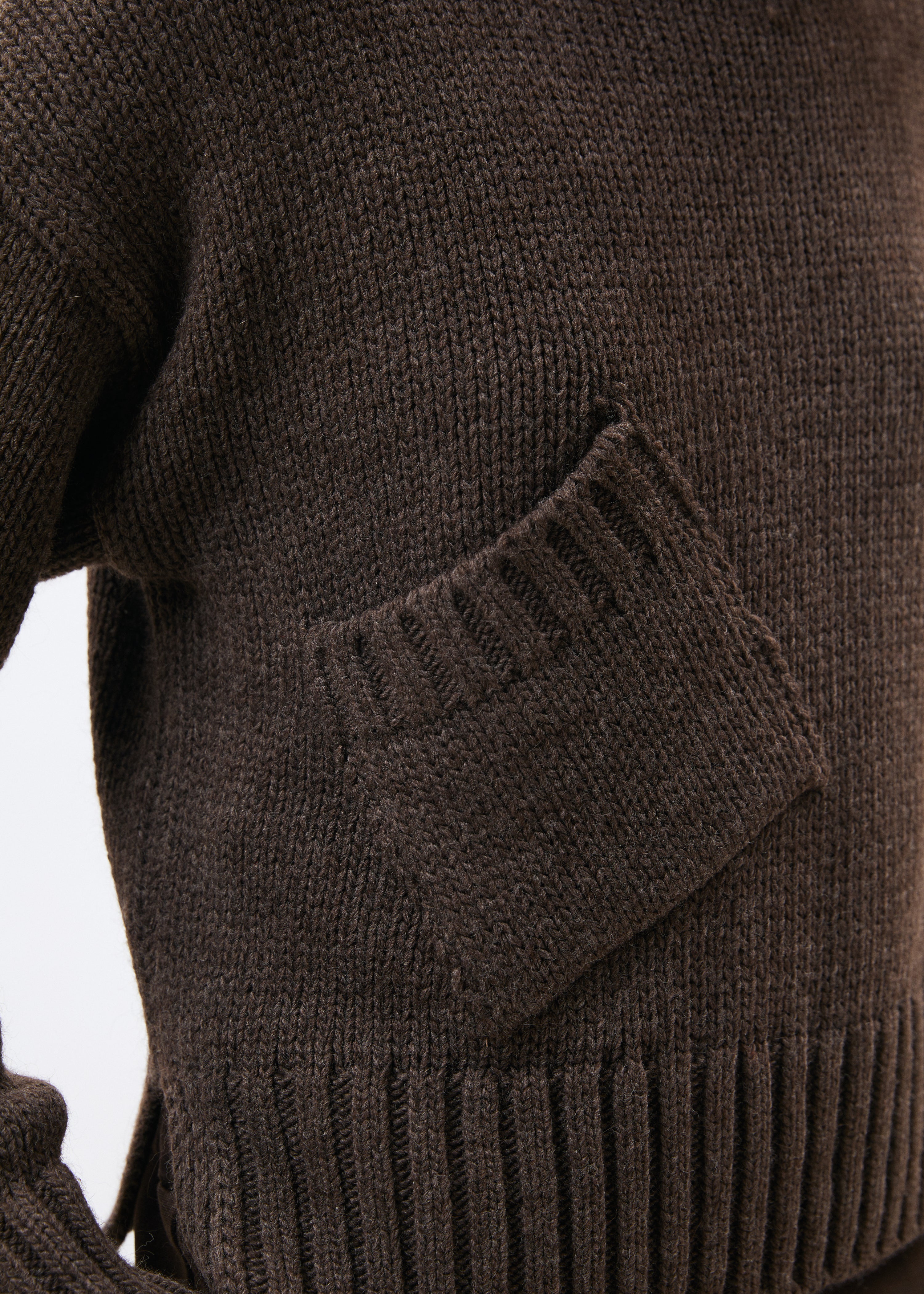 Pull bleu marine manches longues col rond - NAVY#couleur_NAVY