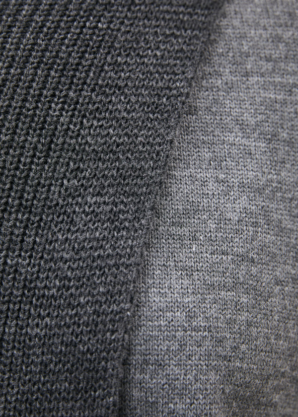 Pull gris - Kikom - GRIS CHINE#couleur_GRIS CHINE