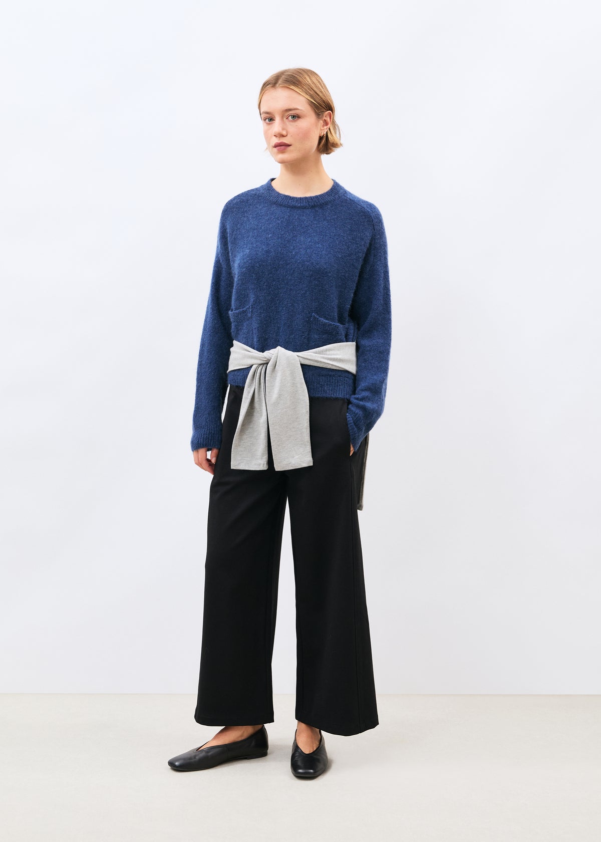 Pull bleu - Kinkata - COBALT#couleur_COBALT