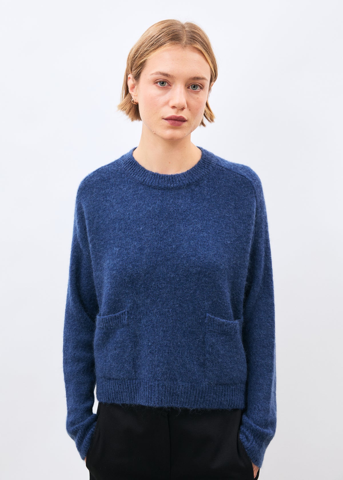 Pull bleu - Kinkata - COBALT#couleur_COBALT