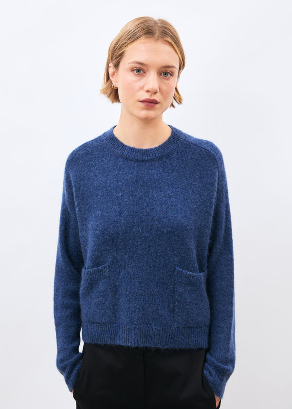 Pull bleu - Kinkata - COBALT#couleur_COBALT