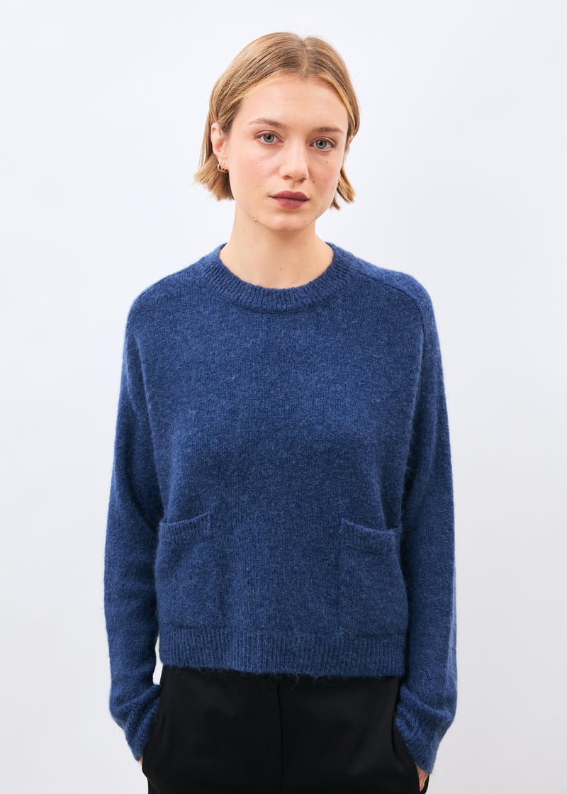 Pull bleu - Kinkata - COBALT#couleur_COBALT