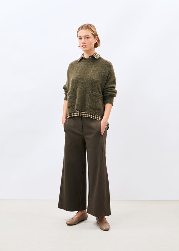 Pull kaki - Kinkata - KAKI#couleur_KAKI