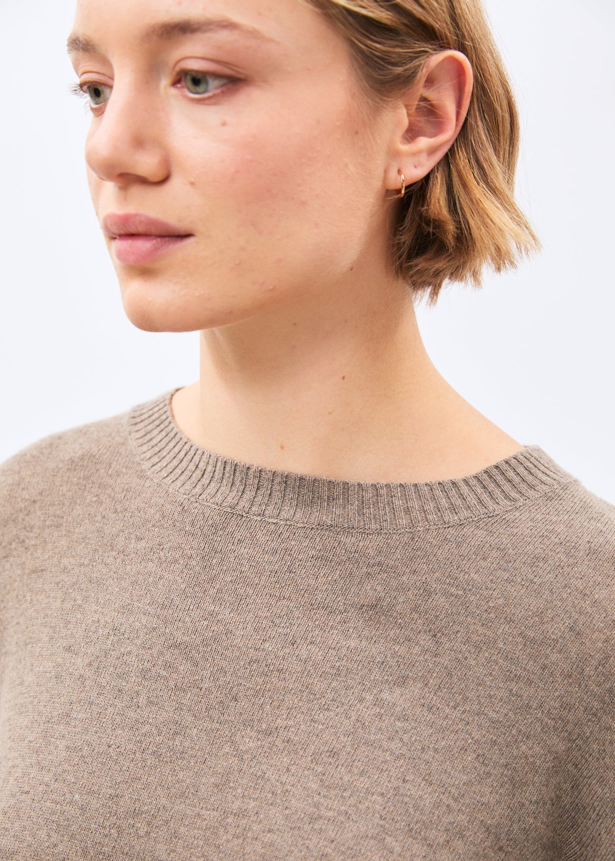 Pull beige - Lofino - GREIGE#couleur_GREIGE