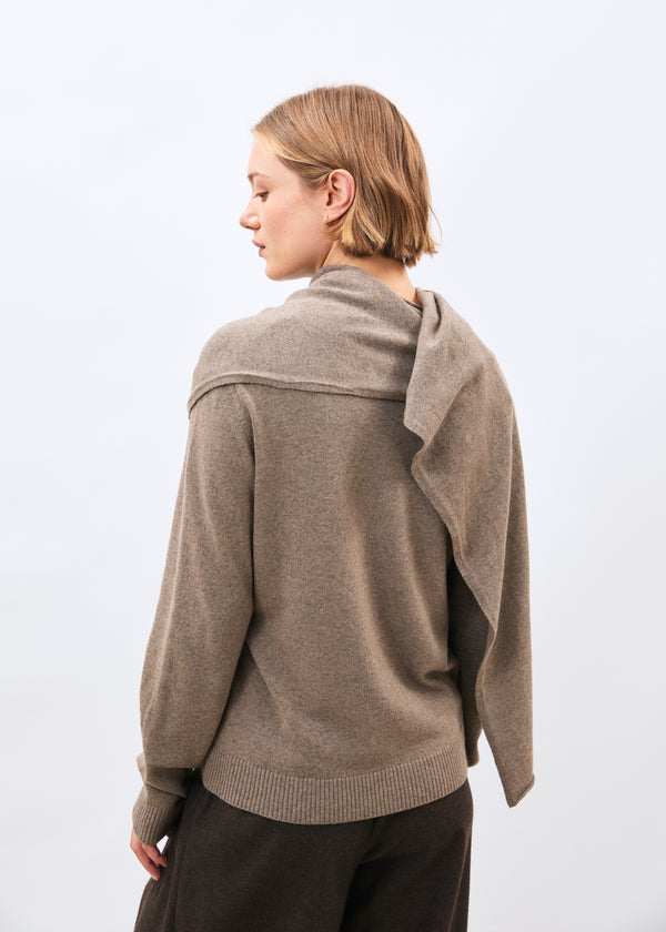 Pull beige - Lofino - GREIGE#couleur_GREIGE