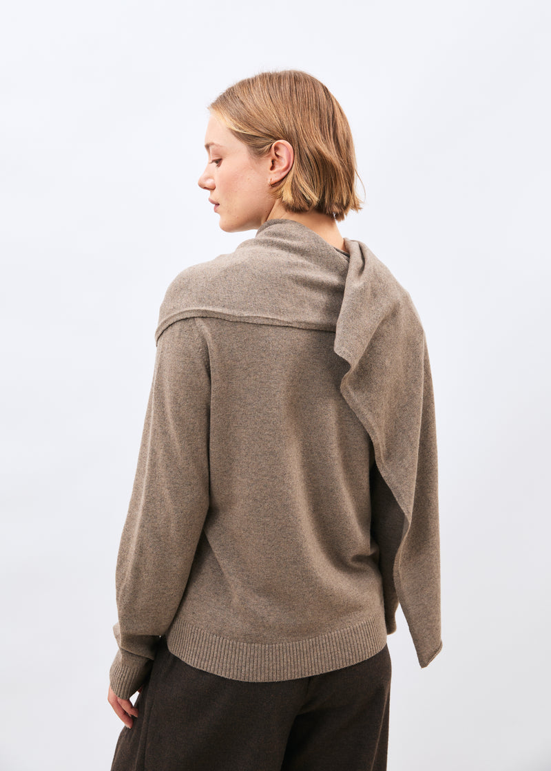 Pull beige - Lofino - GREIGE#couleur_GREIGE