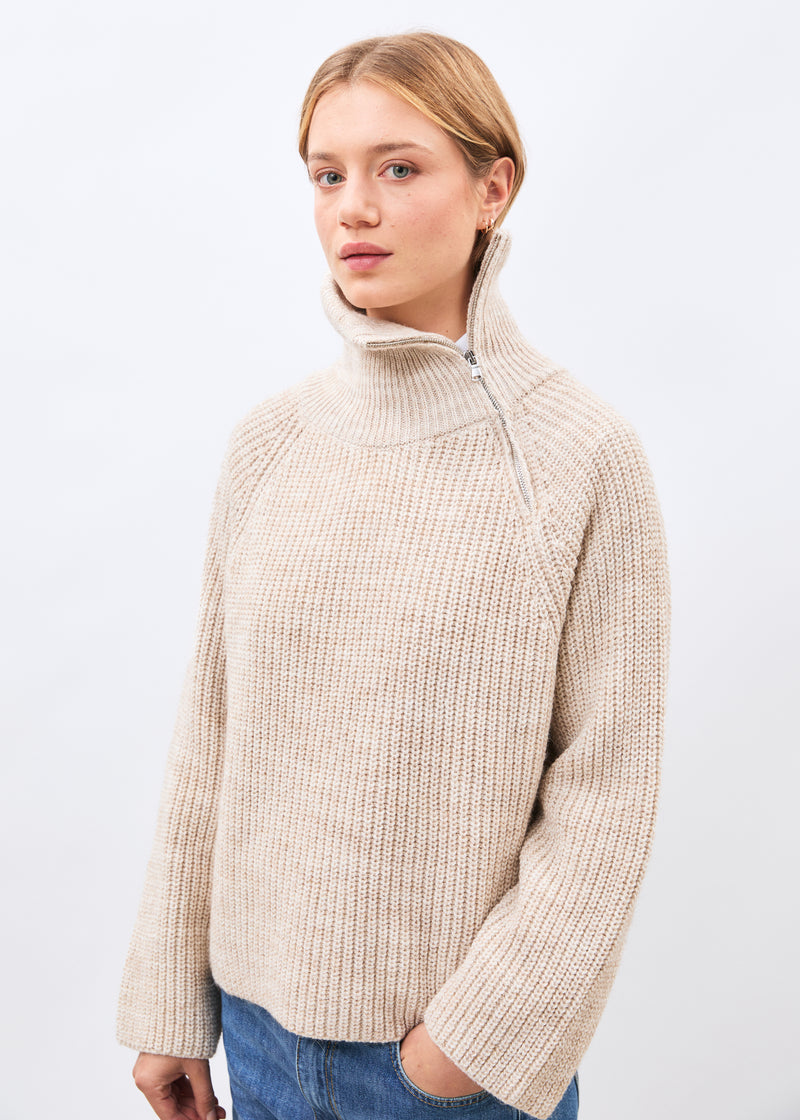 Pull écru - Mavis - OFF WHITE#couleur_OFF WHITE