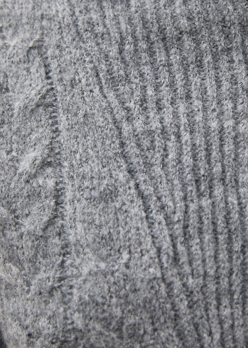 Pull gris - Meava - GRIS CHINE#couleur_GRIS CHINE