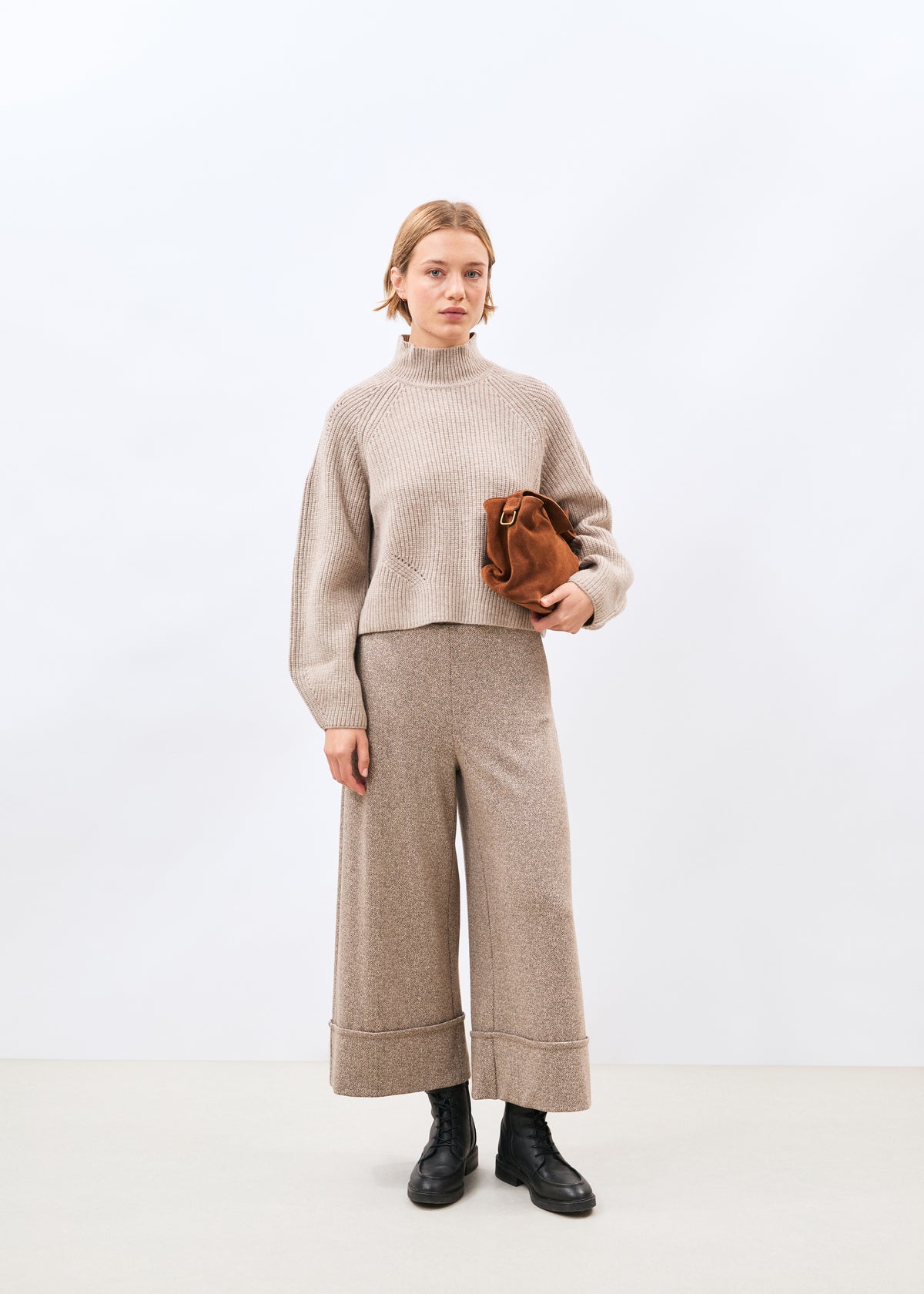 Pull beige - Melara - GREIGE#couleur_GREIGE