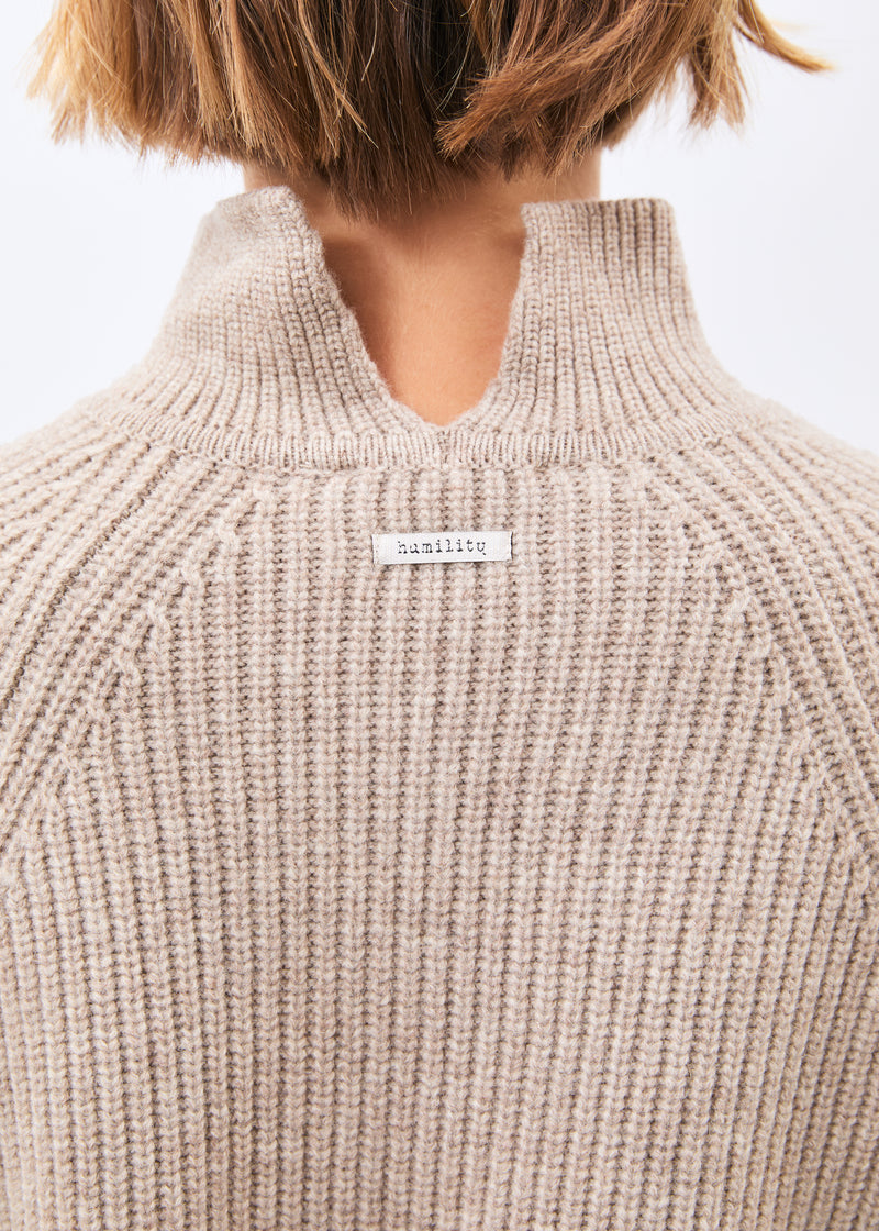 Pull beige - Melara - GREIGE#couleur_GREIGE