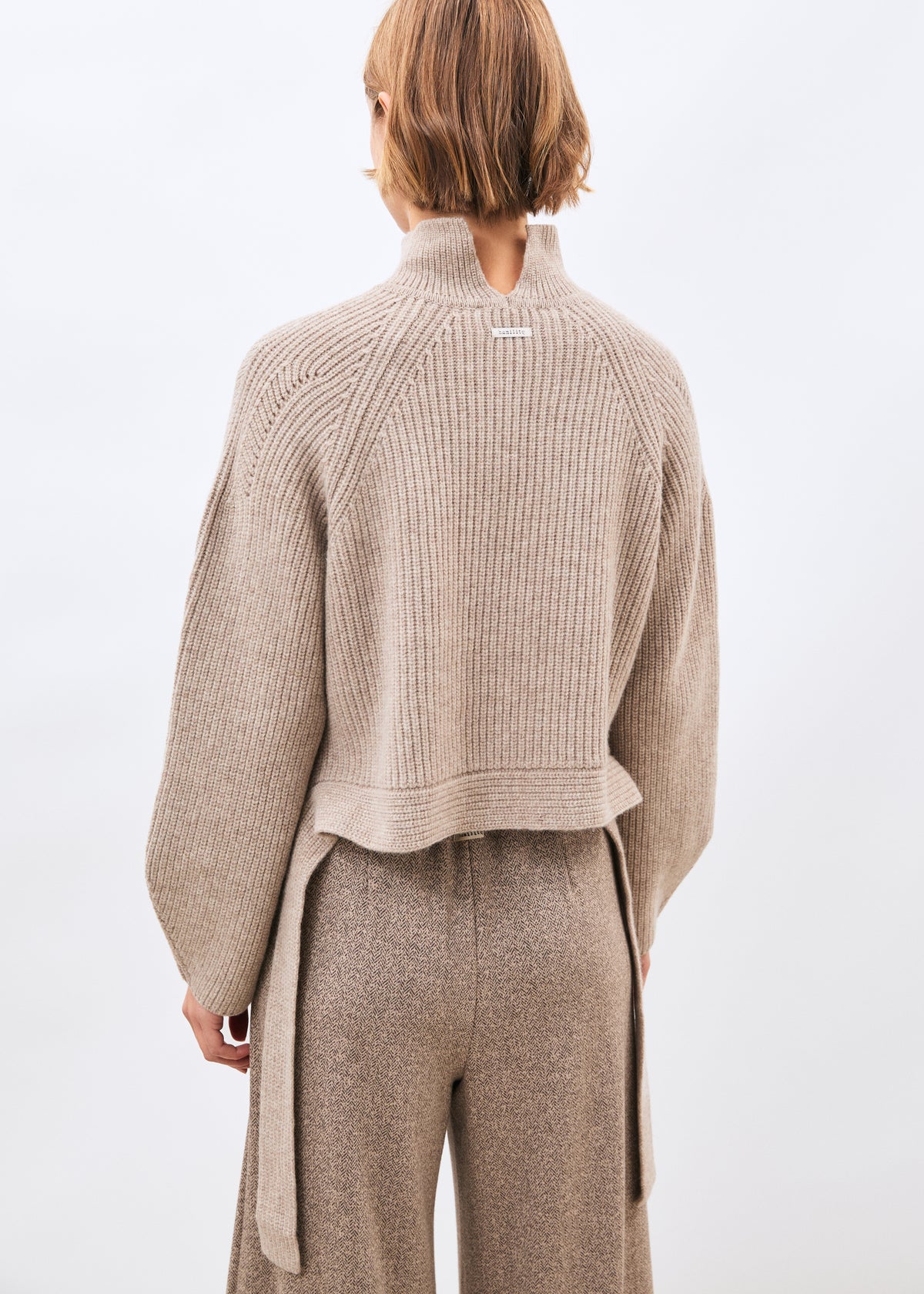Pull beige - Melara - GREIGE#couleur_GREIGE