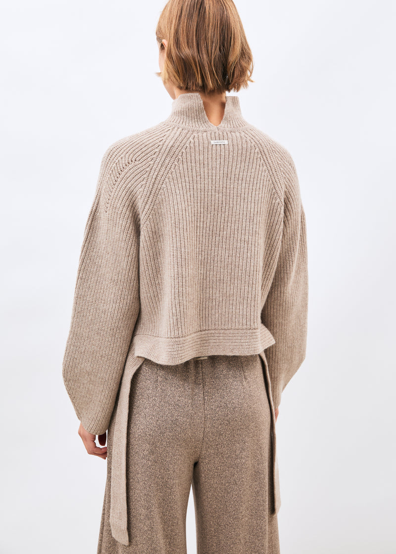 Pull beige - Melara - GREIGE#couleur_GREIGE