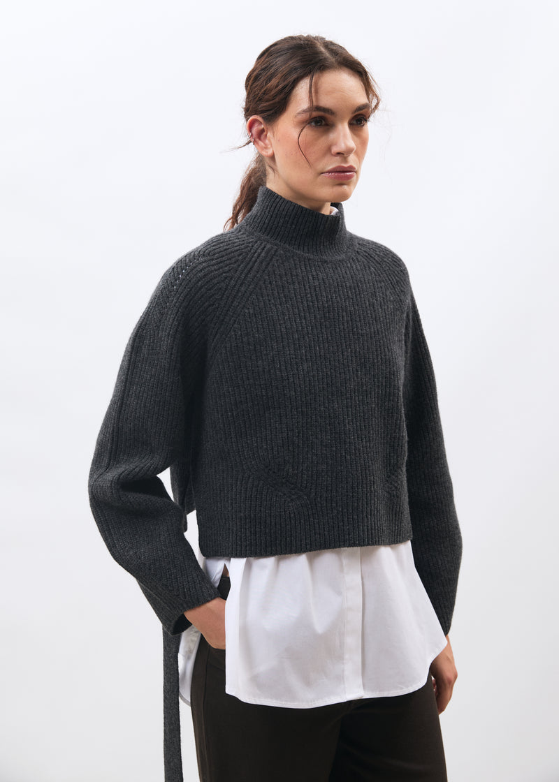 Pull gris - Melara - ANTHRACITE#couleur_ANTHRACITE