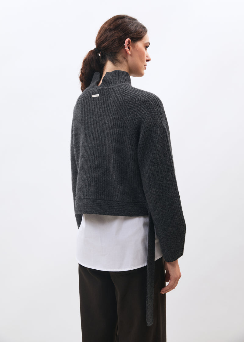 Pull gris - Melara - ANTHRACITE#couleur_ANTHRACITE