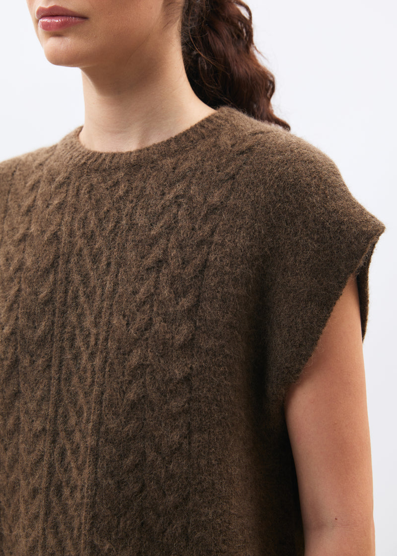 Pull taupe - Minelo - TAUPE#couleur_TAUPE