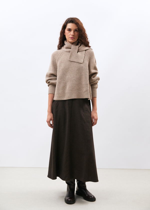 Pull beige - Minoa - GREIGE#couleur_GREIGE