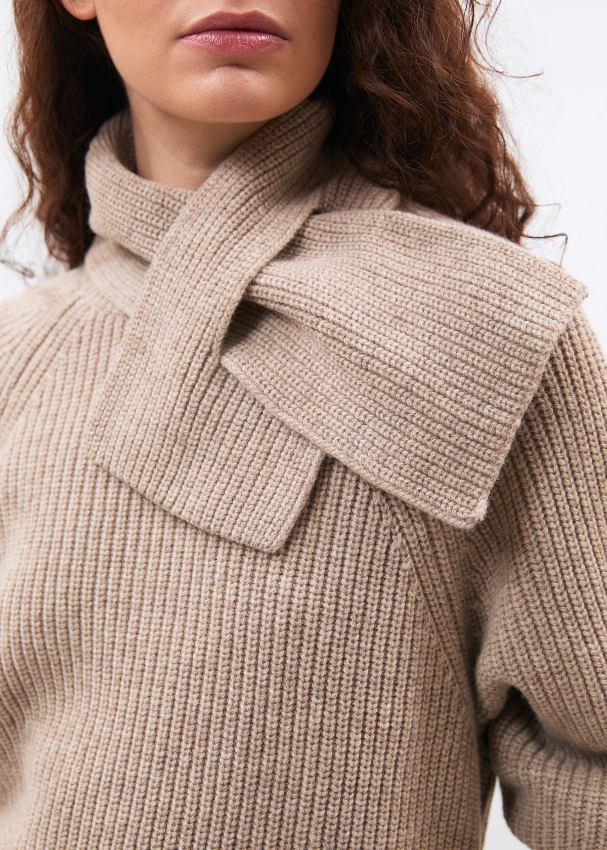 Pull beige - Minoa - GREIGE#couleur_GREIGE