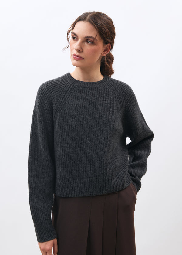 Pull gris - Minoa - ANTHRACITE#couleur_ANTHRACITE