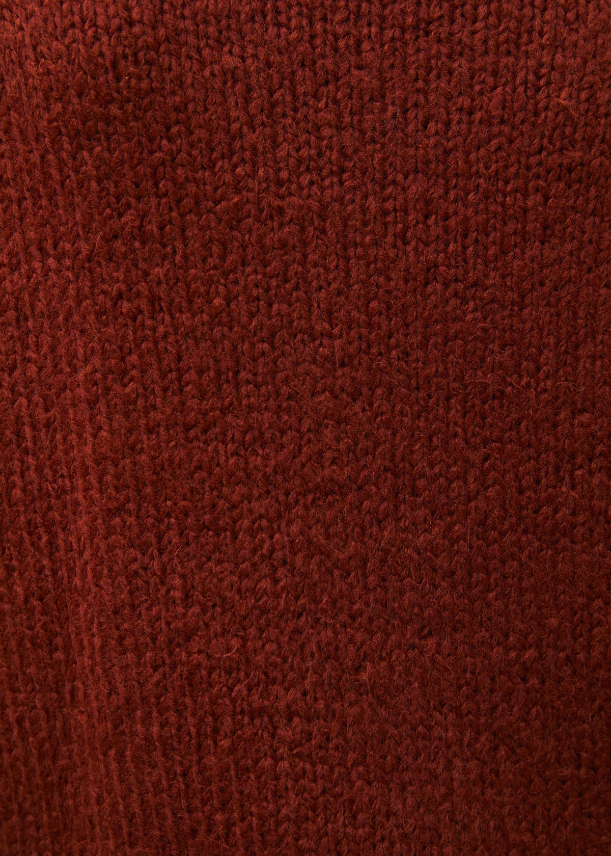 Pull orange en maille bouclette col rond - orange#couleur_orange